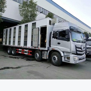 Camión <span class=keywords><strong>de</strong></span> Transporte <span class=keywords><strong>de</strong></span> Cerdos Vivos Foton 8x4 LHD <span class=keywords><strong>de</strong></span> 3 Niveles y 12 Ruedas a <span class=keywords><strong>Precio</strong></span> Económico - Product Image 3
