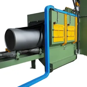 Large Steel Pipe Shot Blasting Machine / LPG Cylinder Outer Wall Shot Blaster Cleaning Machine