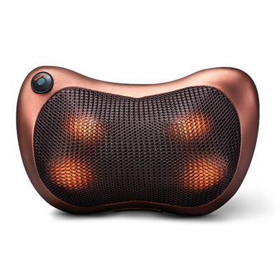 Shiatsu Portable Smart Massager Pillow for Back Neck Shoulders with Heat Vibration Kneading Functions for Pain Relief