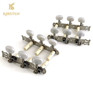 Clavijas de Afinación para <span class=keywords><strong>Guitarra</strong></span> <span class=keywords><strong>Clásica</strong></span>, Juego de 3+3 Clavijas de Metal con Engranaje Abierto - Product Image 2