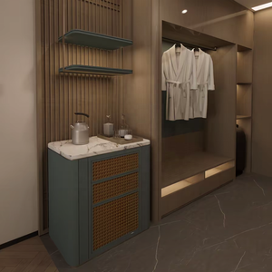 Ensemble de mobilier de chambre d'hôtel moderne et durable à prix d'usine, facile à nettoyer et à entretenir, panneaux en bois robustes, ensembles de chambres d'hôtel, complexe hôtelier et spa - Product Image 3