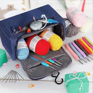 Juego de ganchillo de hilo de 46 Uds., juego de manualidades de ganchillo de varios tamaños <span class=keywords><strong>para</strong></span> ergonomía, juego Ideal <span class=keywords><strong>para</strong></span> principiantes, herramientas de tejido originales DIY - Product Image 4