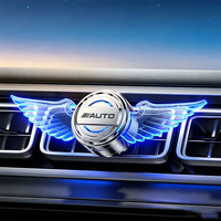 Diffuseur d'arômes pour voiture avec lumière RGB, clip de ventilation, lumière d'ambiance intérieure, parfum pour voiture