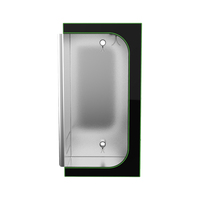 Tente de culture hydroponique intérieure en Mylar sur mesure, imperméable, 100x100x200cm, pour la croissance des plantes, avec kit LED inclus