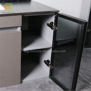 Meuble <span class=keywords><strong>de</strong></span> salle <span class=keywords><strong>de</strong></span> bain mural en contreplaqué, vente en gros d'usine, ensemble <span class=keywords><strong>de</strong></span> meuble-lavabo personnalisé pour hôtel avec lavabo intégré en pierre. - Product Image 3