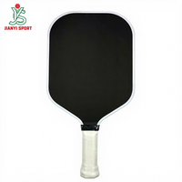 Raquette de pickleball en fibre de carbone brute T700 de haute qualité, personnalisée en usine, noyau alvéolé rugueux et durable de 16 mm, portable