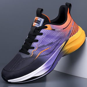 Zapatillas de correr de malla para hombre, ligeras, transpirables, deportivas de verano, cómodas, informales, calzado deportivo - Product Image 1