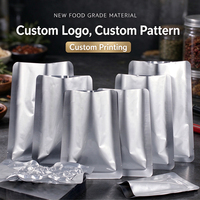 Petite pochette plate à trois soudures latérales avec logo personnalisé pour l'emballage de base de soupe, de bouillon et de poudre d'assaisonnement – Vente en gros
