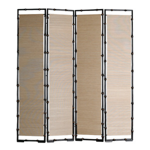 Bamboo Thread Screen Folding <b>Room</b> <b>Divider</b> 1.8m Semi Transparent For Tea <b>Rooms</b> Chinese Style Partition - Product Image 5