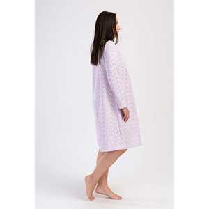 Camisón de Algodón Kaste Plus Size para Mujer, Estampado, Manga Larga - Product Image 3