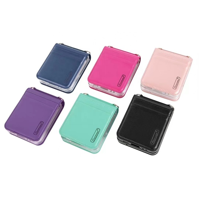 New Hanman PU Leather Flip Wallet Case for Samsung Galaxy Z Flip 6 A-669