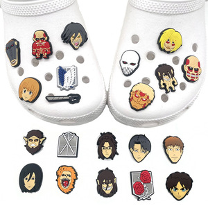 Venta Caliente de Dijes para Zapatos de PVC Suave con Diseño de Anime y Videojuegos, Ataque a los Titanes, Dijes para Zapatos de PVC Suave con Diseño de Dibujos Animados Japoneses de Ataque a los Titanes - Product Image 3
