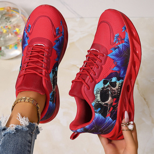 Baskets de sport respirantes unisexe légères et amorties avec semelle antidérapante en maille pour la course, le jogging, l'entraînement et le fitness en extérieur - Product Image 2