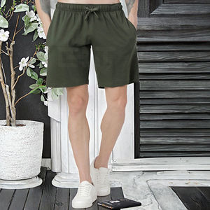 Pantalones Cortos Deportivos de Algodón Francés de Alta Calidad para Hombre, Logotipo Bordado Personalizado, Transpirables, con Estampado Moderno para Correr - Product Image 2