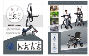 Height-adjustable Electric <strong>Gait</strong> Rehabilitation <strong>Walker</strong> Stroke Aluminium Lightweight Standing Walking Assisted Equipment - Product Image 2