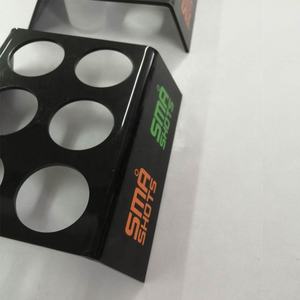 Regalo promocional personalizado 6 Bar de acrílico Wisky cerveza, vino, copa de vidrio titular de la bandeja - Product Image 6