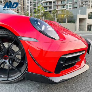 Labbro anteriore in fibra di carbonio a secco in stile Mw per Porsche Carrera a 2019 2022 911 anni 992 - Product Image 3