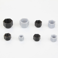 Bouchon anti-poussière en plastique à filetage femelle pour vanne d'arrêt de climatiseur 1/4" 3/8" 1/2" 5/8" 3/4" – Bouchon d'étanchéité pour tuyau de réfrigérant AC