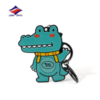 Longzhiyu – Porte-clés vintage personnalisable en alliage de zinc, motif dessin animé, idéal pour souvenirs et cadeaux – 20 ans d'expérience