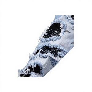 Jeans Vaqueros Casuales Vintage para Hombre, Estilo Urbano, Corte Recto, Otoño, Tejido Sólido, 100% Algodón, Ecológicos, Ligeros, Gran Venta - Product Image 1