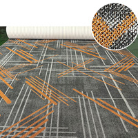 Moquette murale JD Premium à motif géométrique, en PP tufté, ignifuge, pour usage professionnel, moderne, rectangulaire