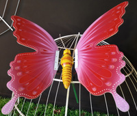 Lumières décoratives de Noël en forme de papillon LED mobiles