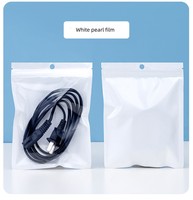 Sacs refermables personnalisés en Mylar pour téléphones portables, bijoux, boucles d'oreilles – Sacs à fermeture éclair en Mylar transparent imprimés sur le devant pour cadeaux, anti-odeur