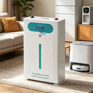 Paket Baterai LiFePO4 51.2V 200Ah Grosir, Bluetooth, Terpasang di Dinding, Layar Sentuh, Baterai Surya untuk Sistem Energi Rumah - Product Image 1
