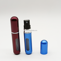 Flacon de parfum de poche rechargeable personnalisé, atomiseur de parfum de qualité supérieure, flacon de parfum en aluminium de 10 ml