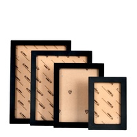 Cadre photo en bois massif de style antique, écologique, personnalisé et créatif, 6 à 12 pouces, montage mural/sur table, vente en gros