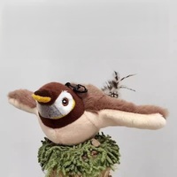Jouet pour chat électrique en forme d'oiseau simulé, adapté aux animaux de compagnie, avec vocalisations pour le jeu de chasse et l'auto-entretenement des félins, baguette de chat