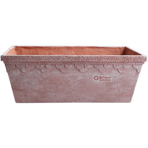 Jardinière rectangulaire en fibre de verre de style nordique, grand diamètre, pour salon, extérieur, balcon, jardin, fleurs - Product Image 6