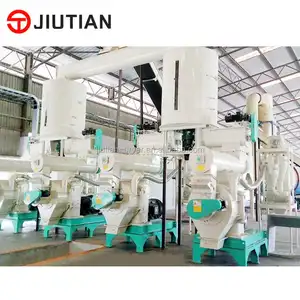 Biomass Rice Husk Pellet Manufacturing Plant Alfalfa Pelleting Equipment Wood Pellet Machine Production Line