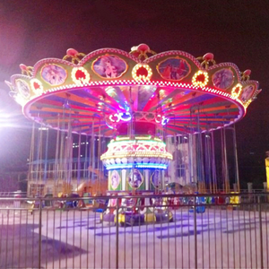36 Seats Outdoor Most Popular Kids And Adults Flying Chair Amusement Park Rides Flying Chair For Sale - Product Image 4