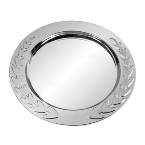 Plaque décorative Laurel de 20 cm de diamètre en PLA pour la décoration de table et les articles de table pour fêtes - Product Image 1