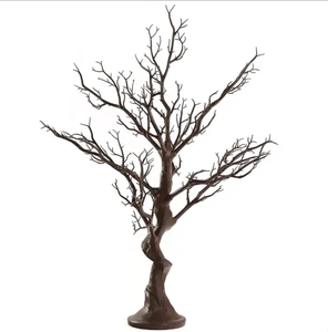 ट्री वेडिंग टेबल सेंटरपीस वेडिंग डेकोरेशन कृत्रिम रेज़िन ट्री मंज़ानिटा गोल्ड/ब्राउन/स्लिवर ग्रे वेडिंग डेकोरेशन - Product Image 6