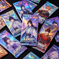 Fabricant de cartes à collectionner personnalisées pour jeux de cartes à échanger (TCG) en papier holographique avec emballage booster en feuille métallisée et impression