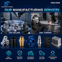 Support de moteur et pièces de connexion fixes en alliage d'aluminium anodisé bleu usiné CNC pour modèle de drone de course RC