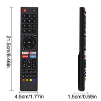 Nouvelle télécommande vocale Bluetooth pour téléviseur CHIQ Fernbedienung avec Netflix YouTube Globoplay Prime Video Boutons de raccourci