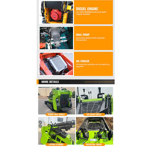 ถังขนาดเล็กรุ่น EPA รถตัก Euro5ลื่นไถลพร้อมถัง - Product Image 6