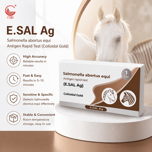 Kit per Test Rapido dell'Antigene Salmonella Abortus Equi, Screening in 15 Minuti per la Prevenzione degli Aborti nelle Cavie, Grado Professionale per Allevamenti - Product Image 1