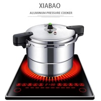 Casserole à pression de grande taille pour la cuisine, utilisation domestique, compatible avec les cuisinières à induction, en aluminium