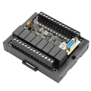 Controlador lógico programable FX1N-20MR, placa de Control Industrial de automatización, módulo de retardo de relé de potencia de DC10-28V con carcasa