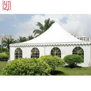 Tente de réception extérieure personnalisée toutes saisons 6x6m avec structure en aluminium et toit haut pour événements - Product Image 5