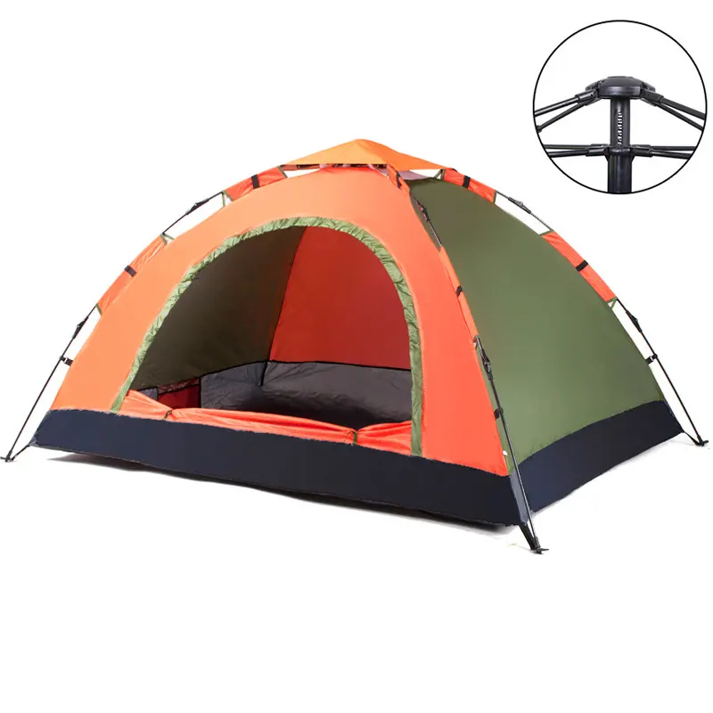 Tente de Camping Portable pour 2 personnes, étanche, ouverture automatique, pour famille, randonnée en plein air, livraison gratuite