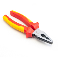 Pince combinée isolée 6, 7, 8 pouces, certifiée VDE GS 1000V, mâchoires multifonctions, outil à main pour électricien, acier Cr-V