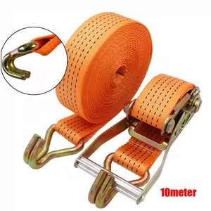 1-10 Ton Ratchet Tensioner Car Boat Motorcycle Cargo Lashing Belt Rope 4-20 M Lashing Strap Ratchet Tie Down