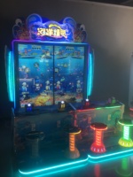 Système de paiement de pièces de monnaie 65 'Lcd Catch Fishing Simulator Console de jeu vidéo pour centre de jeu intérieur