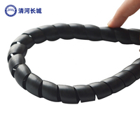 Protector de cable espiral de alta calidad para cableado automotriz Flexible y resistente a la abrasión
