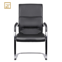 Chaise de patron en cuir noir, fauteuil de conférence moderne, pas cher, pour ordinateur, bureau, client